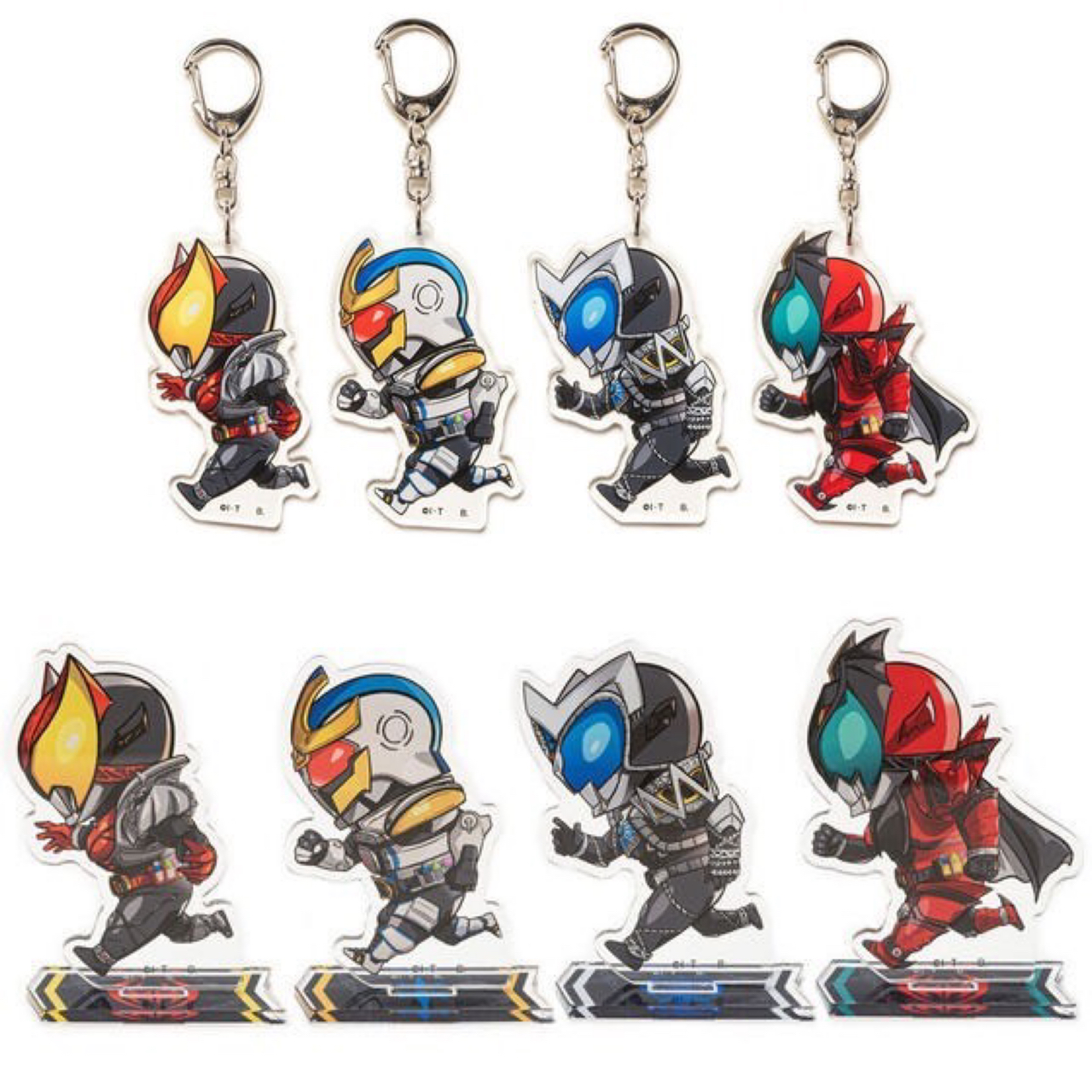 PRE-ORDER : Kamen Rider Kiva Running Deformed Series Acrylic Keychain / Stand (4 types in total)