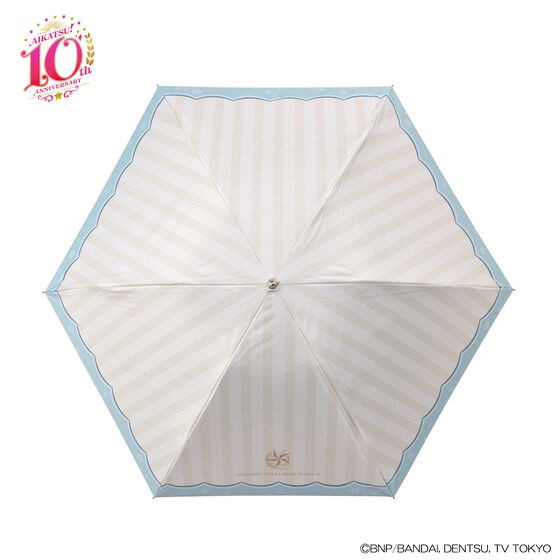 PRE-ORDER : Aikatsu! Folding Umbrella For Both Sunny And Rainy Weather (Starlight School Pattern)