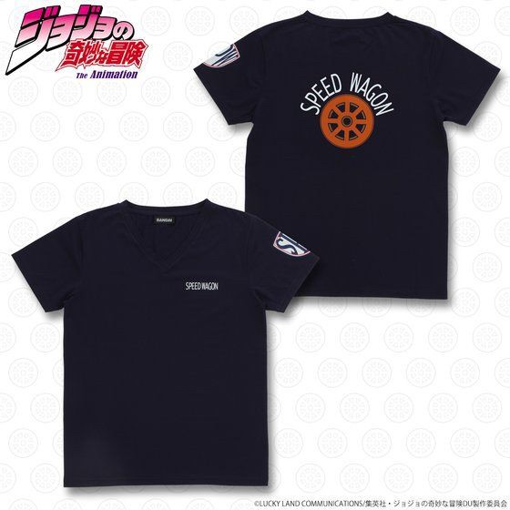 PRE-ORDER : JoJo's Bizarre Adventure: Diamond Is Unbreakable Speed Wagon Foundation T-shirt (Navy)
