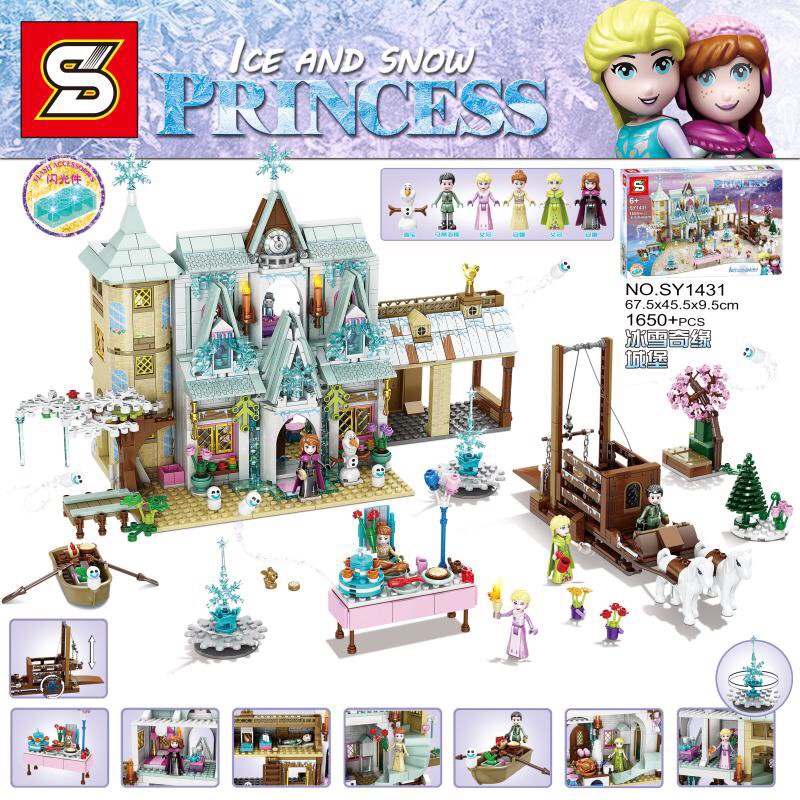 Sy 1431 Disney Frozen Ice and Snow Princess 1650pcs
