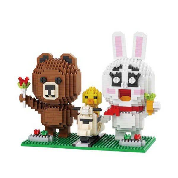 ZRK 7805 Line Town Brown, Cony and Sally 1430pcs