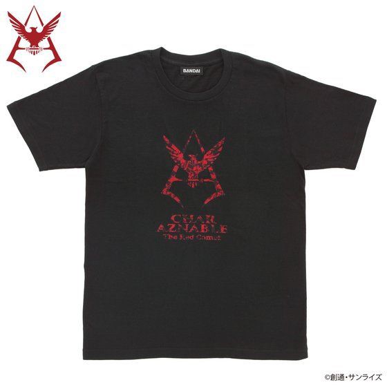 PRE-ORDER : Mobile Suit Gundam Camouflage Char Mark T-shirt