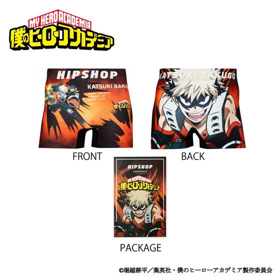 PRE-ORDER : My Hero Academia HIPSHOP Underpants "MY HERO ACADEMIA Series"