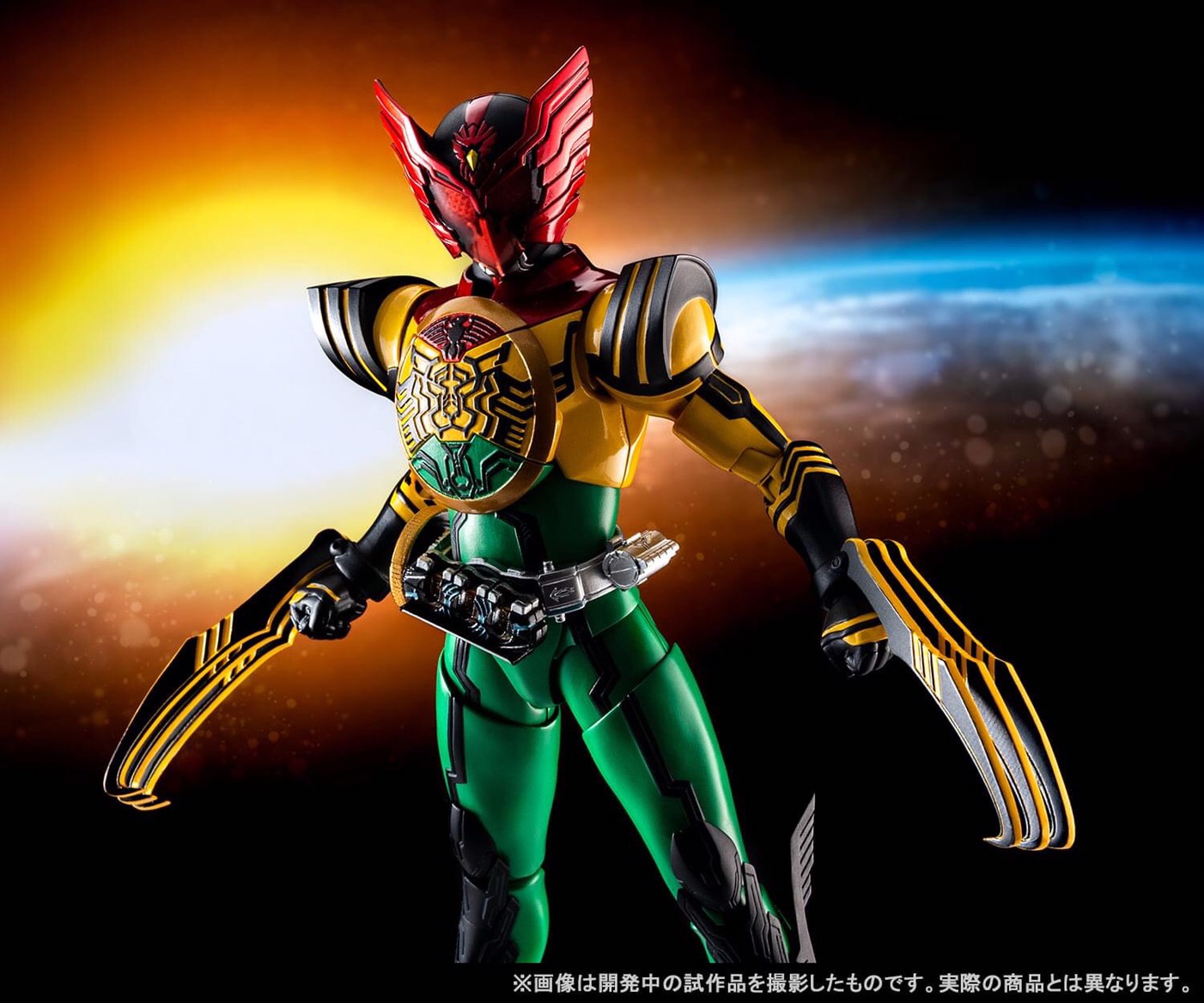 [TAMASHII NATION 2021] *Limited P-bandai* S.H.Figuarts (Shinkocchou Seihou) Kamen Rider OOO Super Tatoba Combo (Lot JP มีกล่องน้ำตาล)
