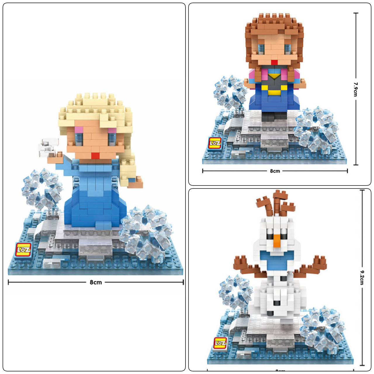LOZ 9497-9500 Frozen