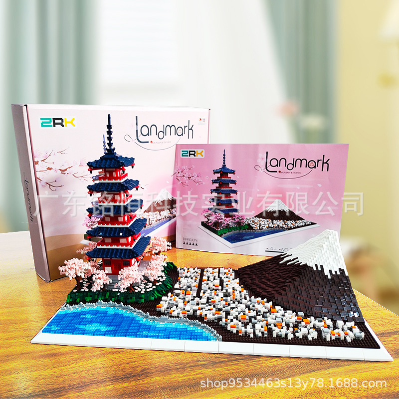 ZRK 7829 Fuji Mountain and Pagoda 6500pcs