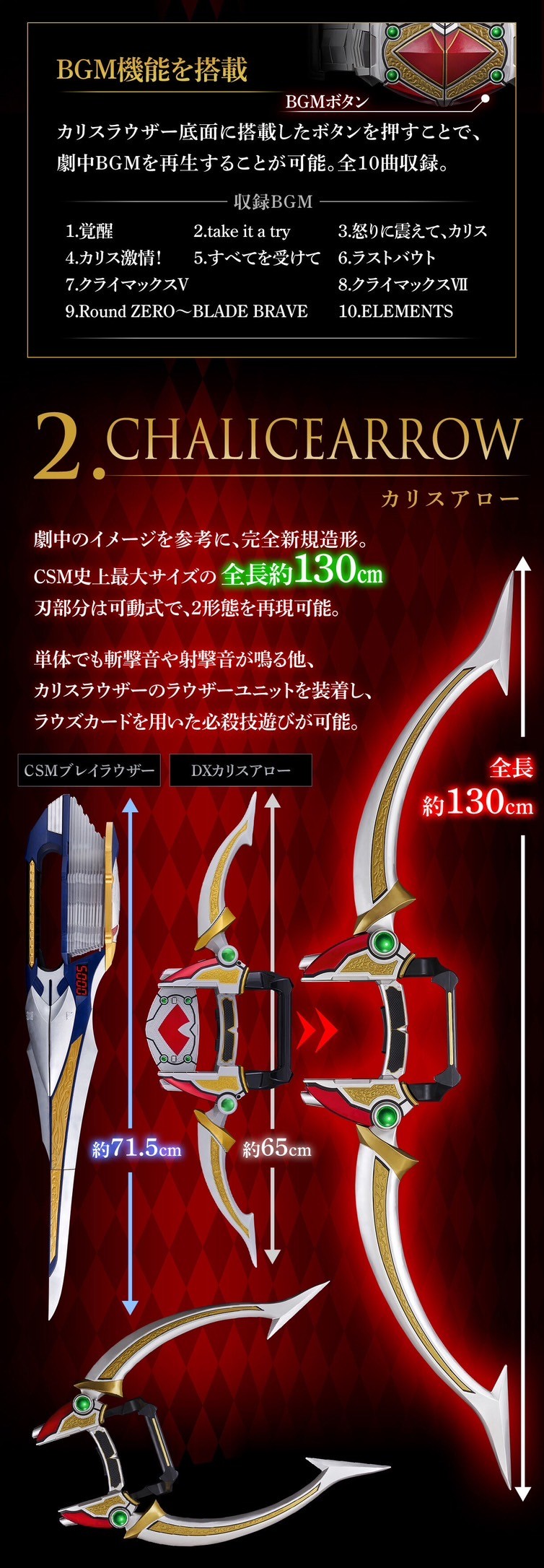 PRE-ORDER : CSM Chalicerouzer & Chalicearrow