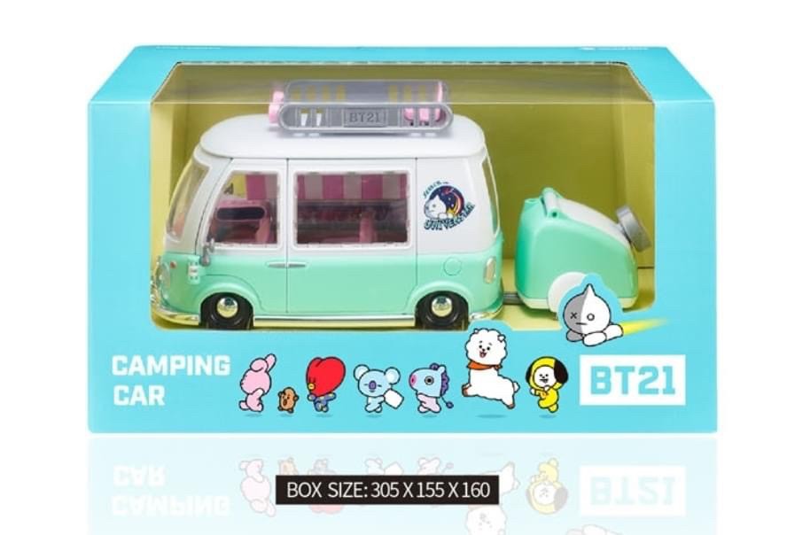 ฟิกเกอร์รถ BT21 Universtar Camping Car Play Set by Line Friends x Young Toys