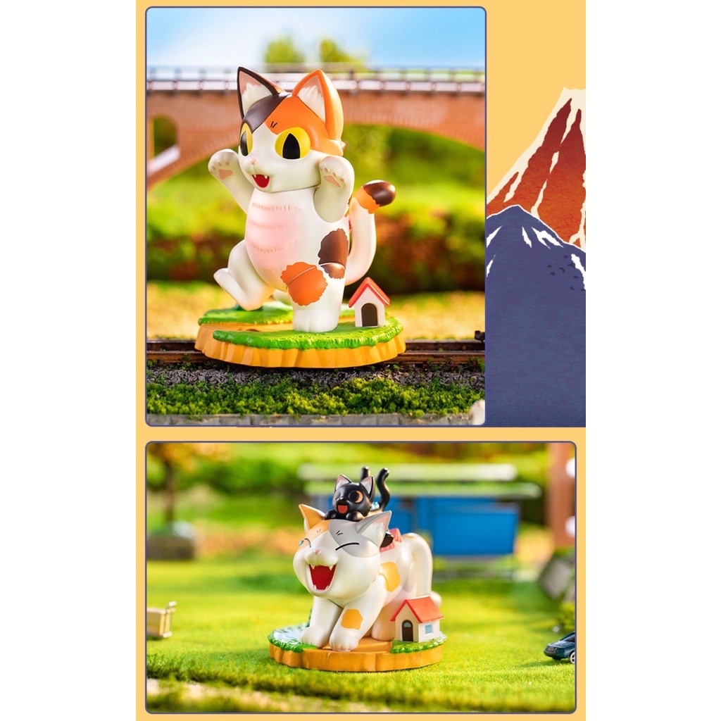 Blind Box ชุดน้องแมวก็อตซิลล่า ได้1ตัว - Kaiju Negora Godzilla Cat by Pop Mart (Set of 12 + 1secret)