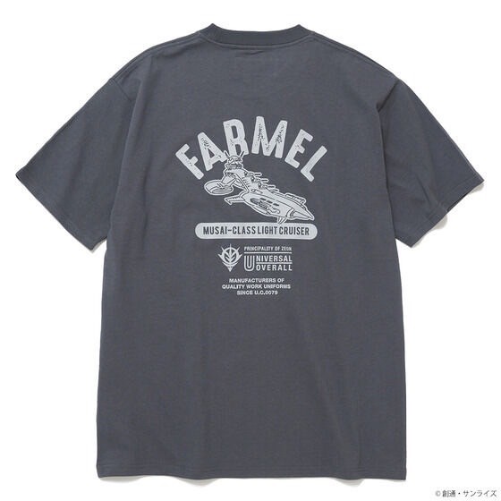 PRE-ORDER : STRICT-G UNIVERSAL OVERALL "Mobile Suit Gundam" FARMEL Pocket T-shirt