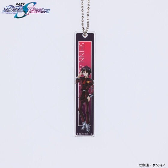 PRE-ORDER : Mobile Suit Gundam SEED FREEDOM Character Illustration Room Key Style Acrylic Charm