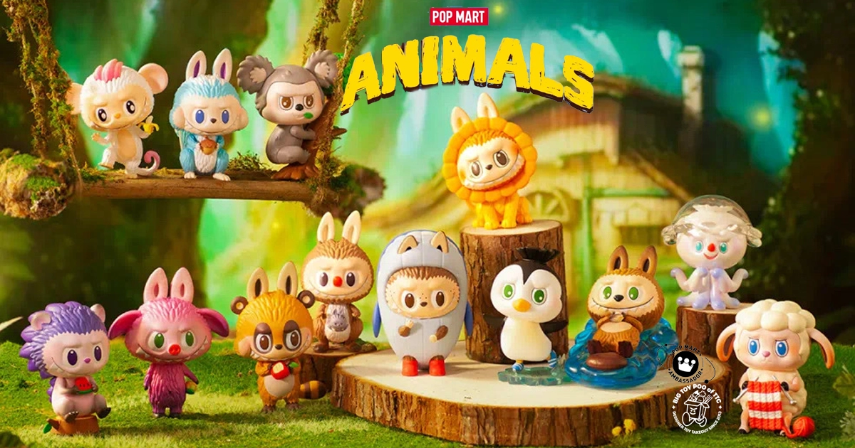 Labubu The Monsters Animals series by Pop Mart (Set of 12+1secret)
