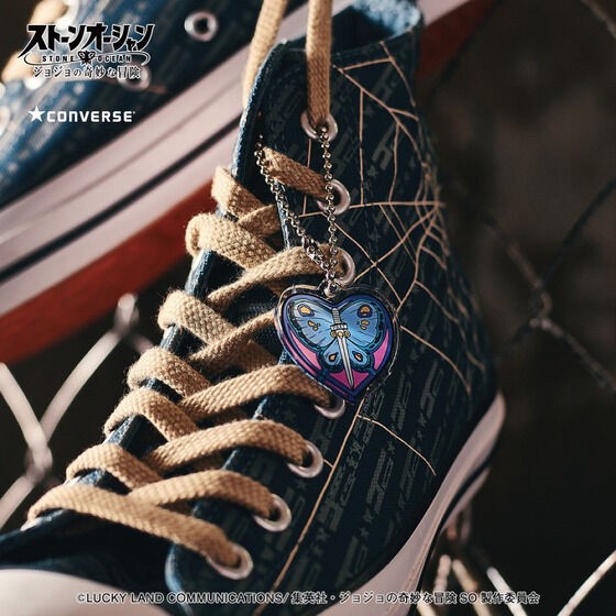 PRE-ORDER : JoJo's Bizarre Adventure: Stone Ocean CONVERSE Shoes with Charms