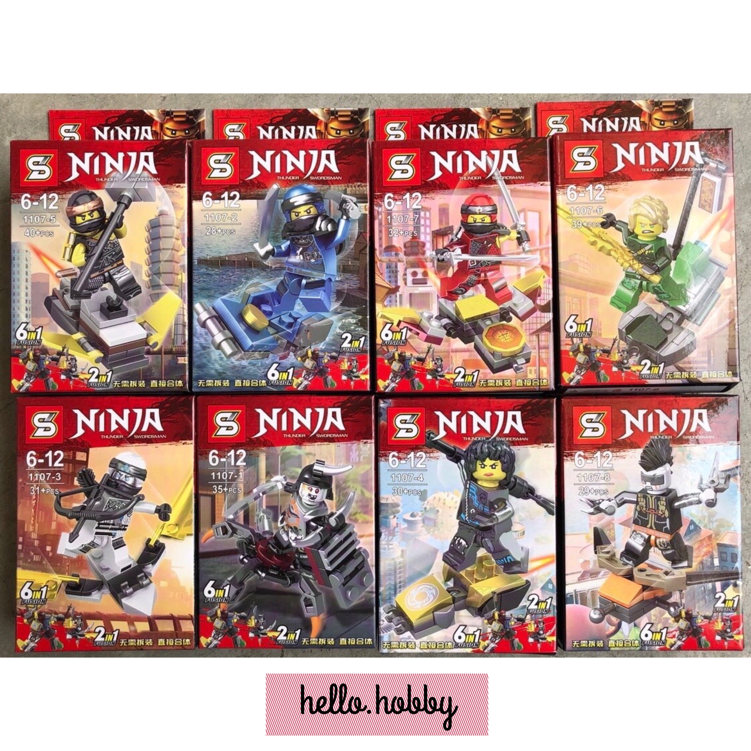 SY 1107 1-8 Ninjago 8 in 2