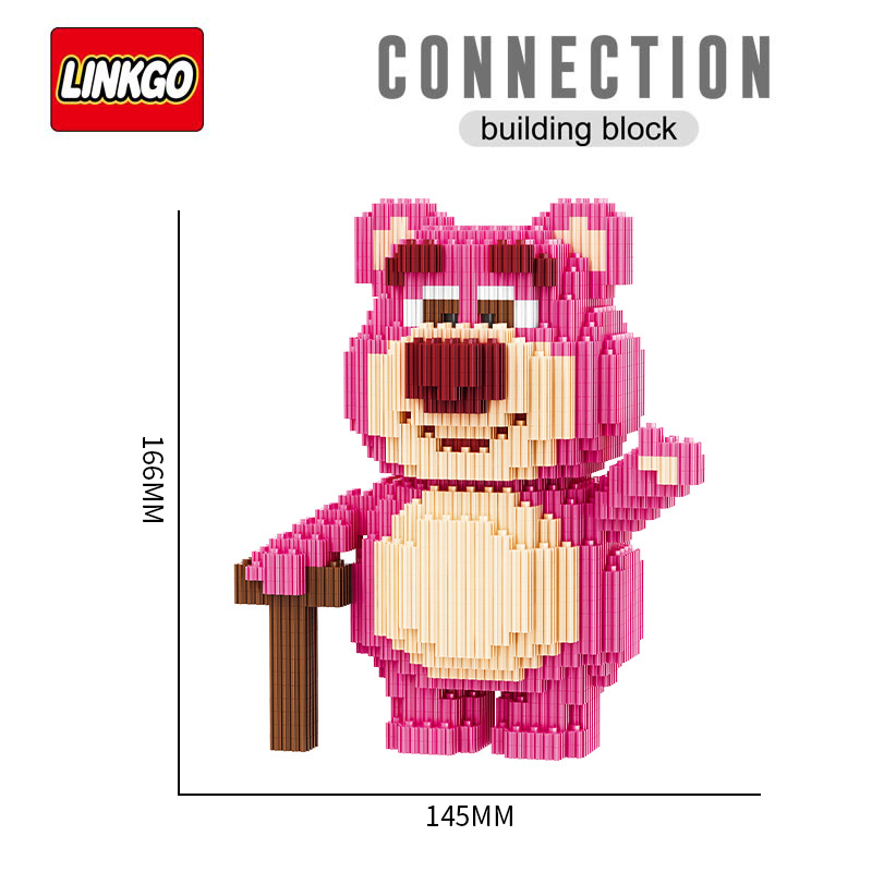 Linkgo 68467-68468 - Disney - Toy Story - Lotso