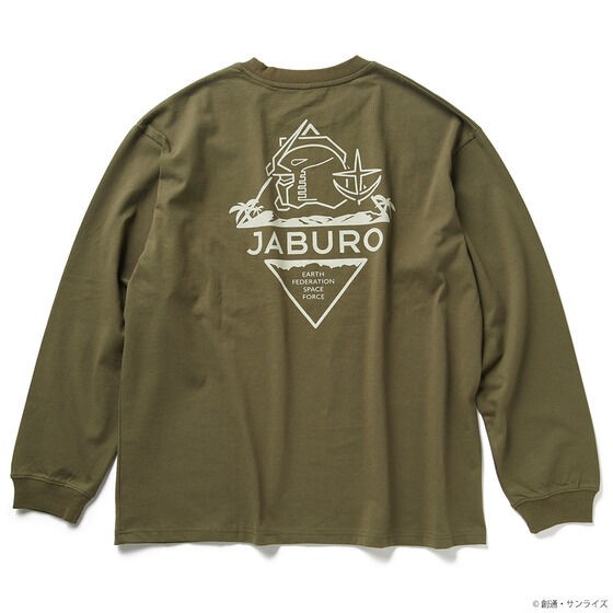 PRE-ORDER : STRICT-G JABURO "Mobile Suit Gundam" Logo Pocket Long Sleeve T-shirt