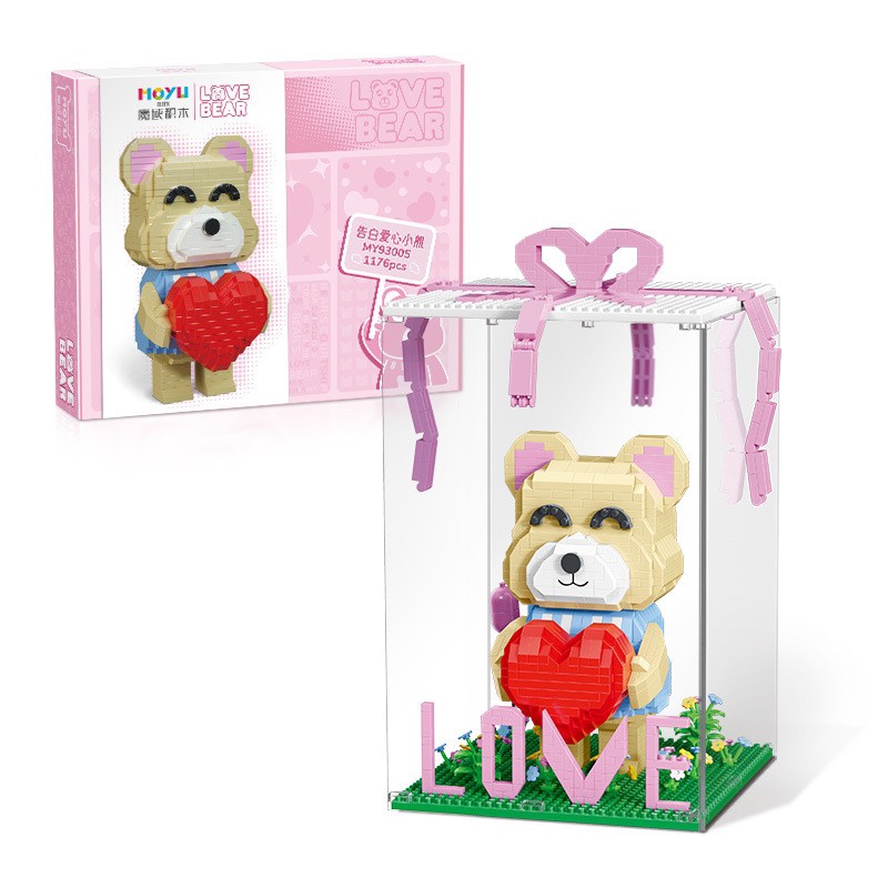 เลโก้นาโน Size Jumbo - Moyu MY 93005-93006 Love Bear