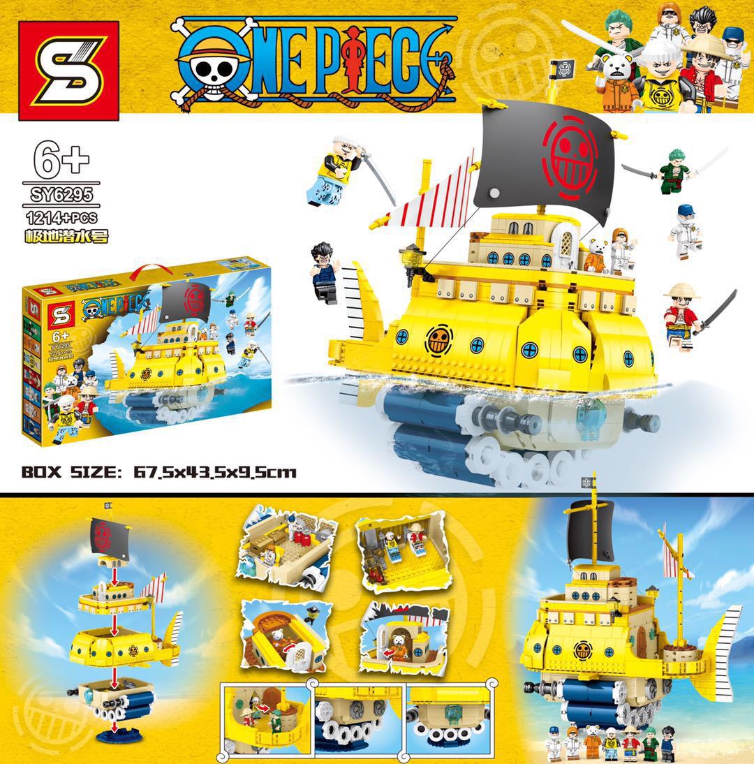 Sy 6295 One Piece Submarine 1214pcs