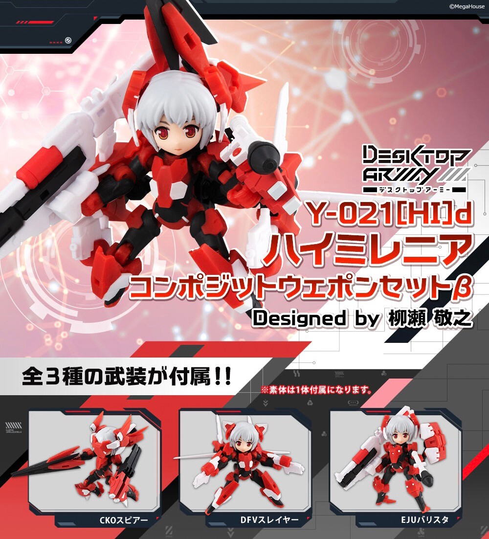 PRE-ORDER : Desktop Army Y-021[HI]d High Millenia Composite Weapon Set α / β
