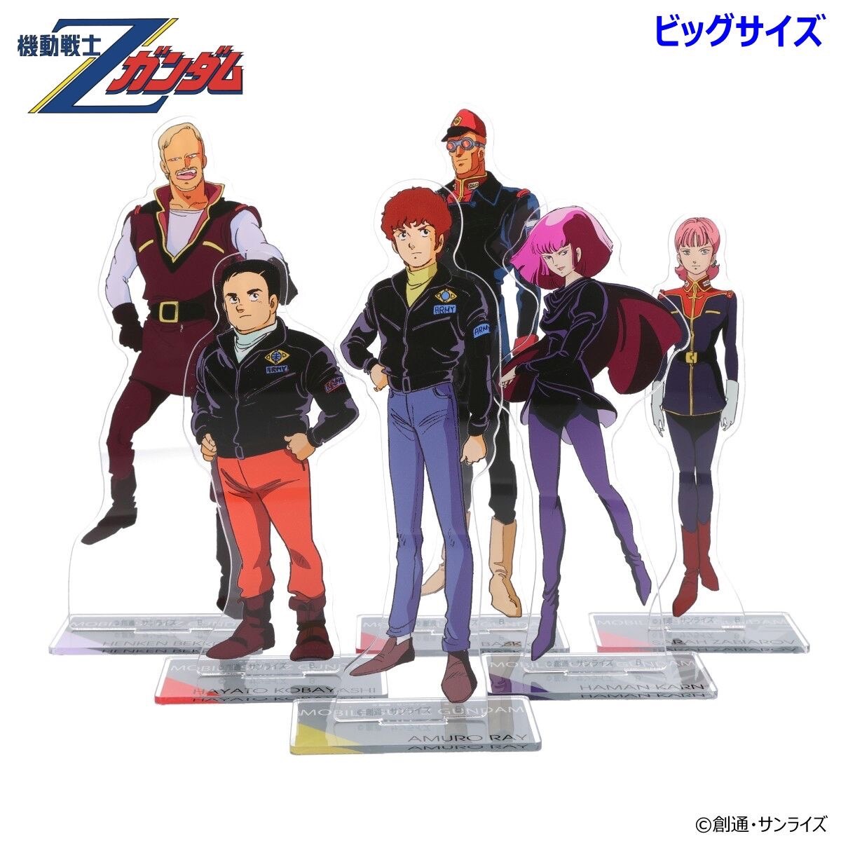 PRE-ORDER : Mobile Suit Zeta Gundam Acrylic Stand 4th Edition (6 Types)