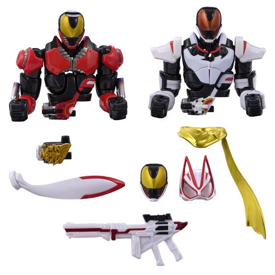 PRE-ORDER : Kamen Rider Geats Revolve Change Figure PB04 Kamen Rider Geats Magnum Boost (Heavy Paint ver.) & Fever Form Parts Set