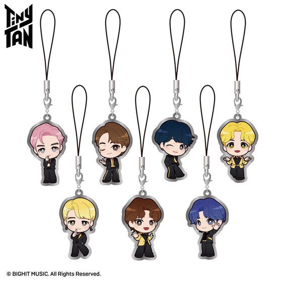 PRE-ORDER : TinyTAN Metal Charm Strap Butter
