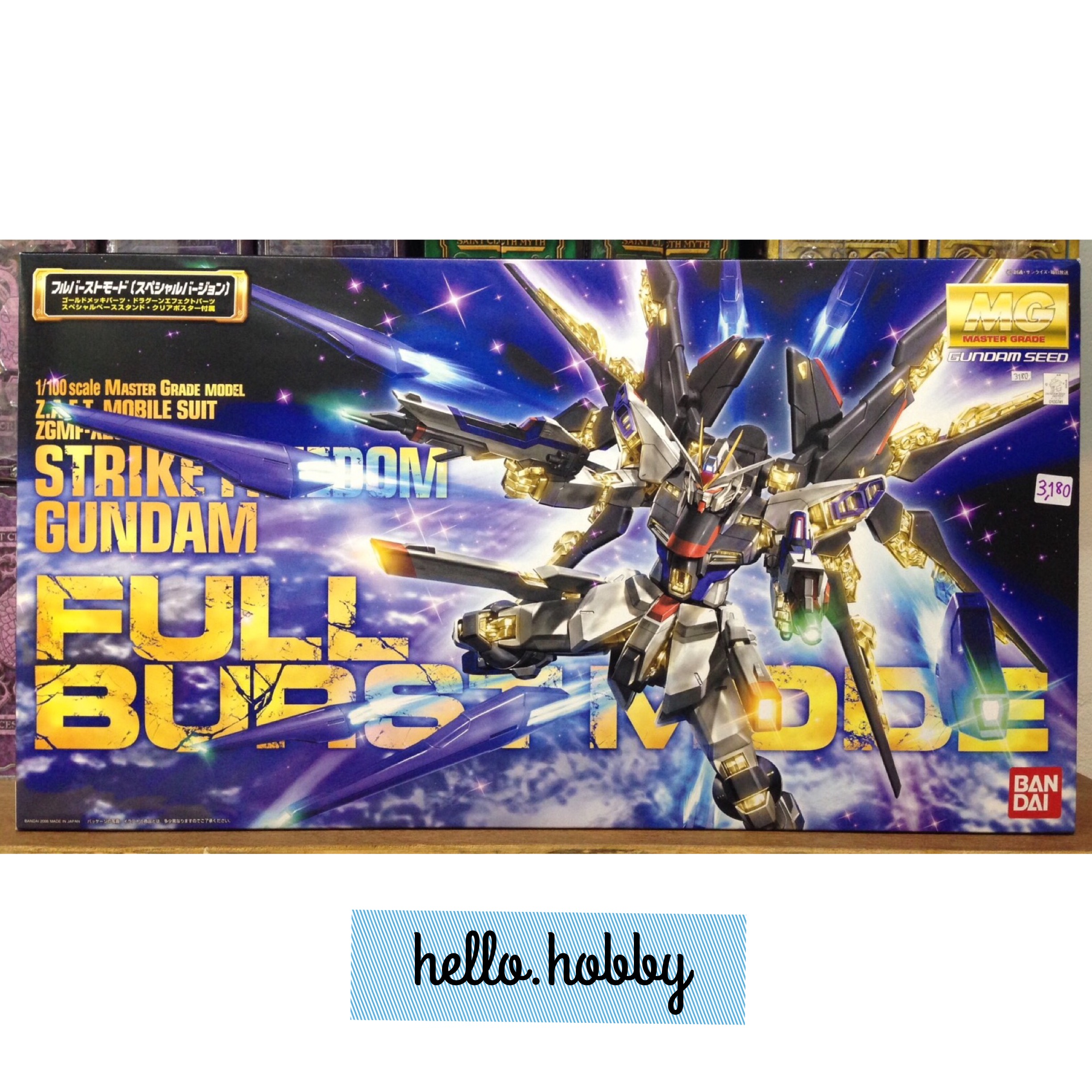 MG 1/100 ZGMF-X20A Strike Freedom Gundam Full Burst Mode by Bandai