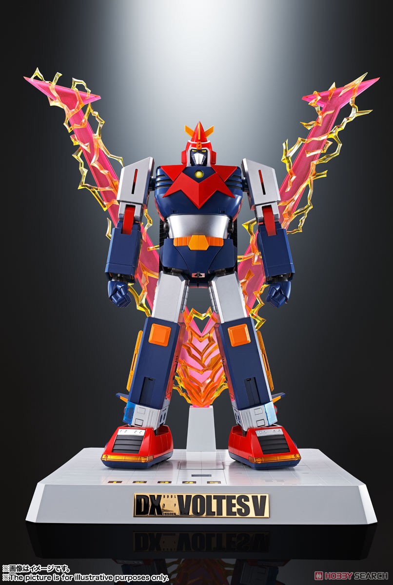 DX SOUL OF CHOGOKIN Volt in Box Voltes V by Bandai (มีกล่องน้ำตาล)(มีเสียง)