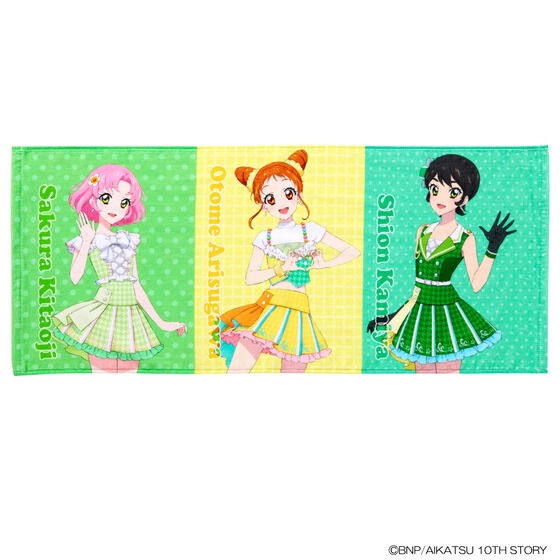 PRE-ORDER : Aikatsu! ~10th STORY~ STARWAY Face Towel to the Future