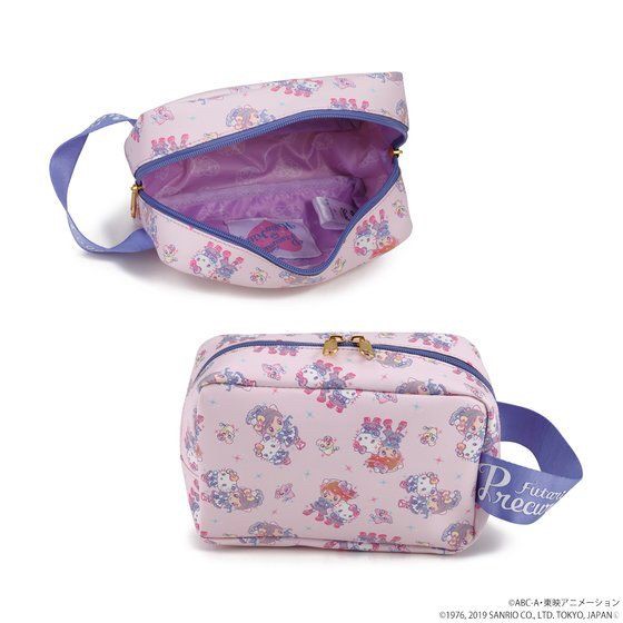 PRE-ORDER : Futari wa Pretty Cure Hello Kitty Full Pattern Pouch