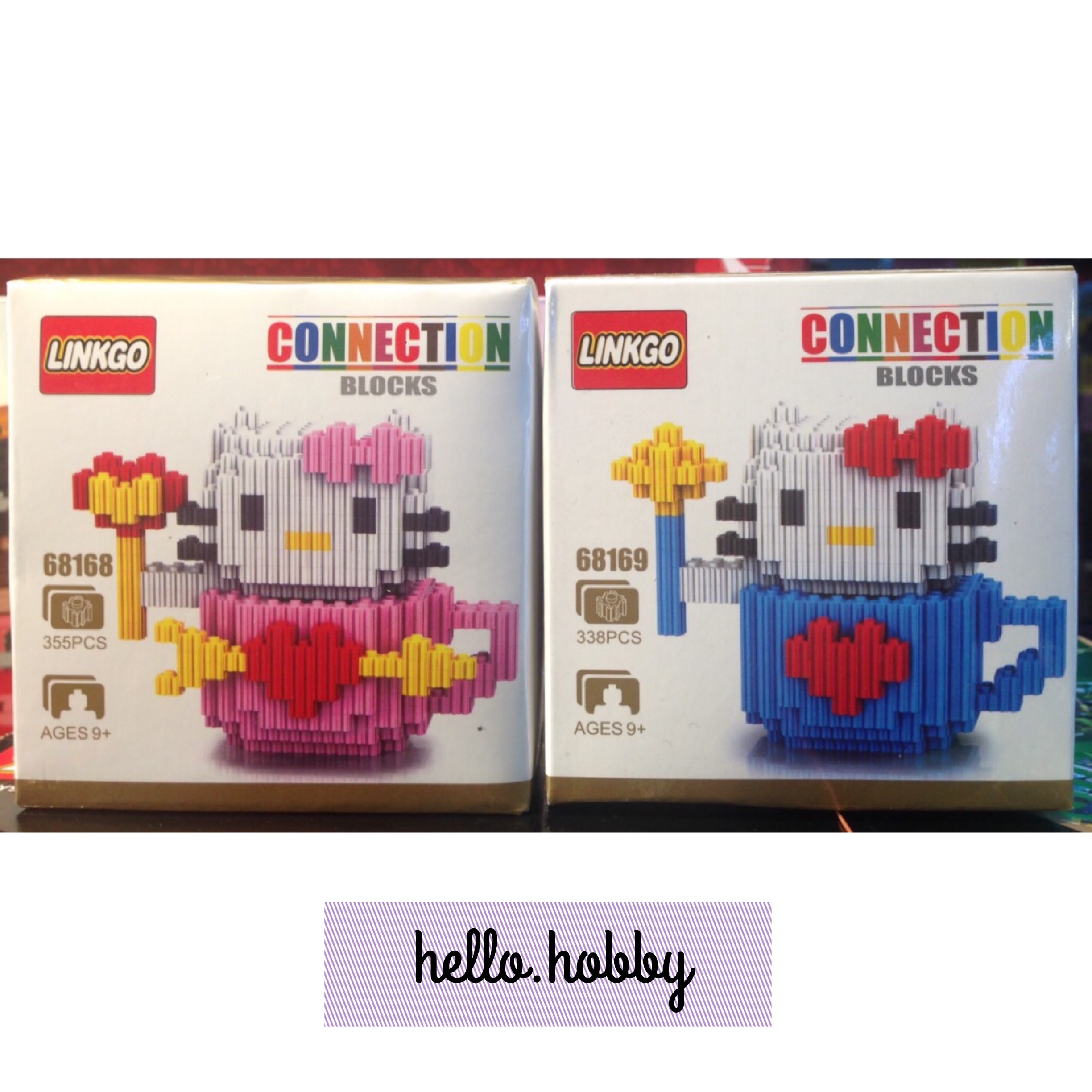 Linkgo 68168-68169 Hello Kitty in cup (แบบเฟือง)