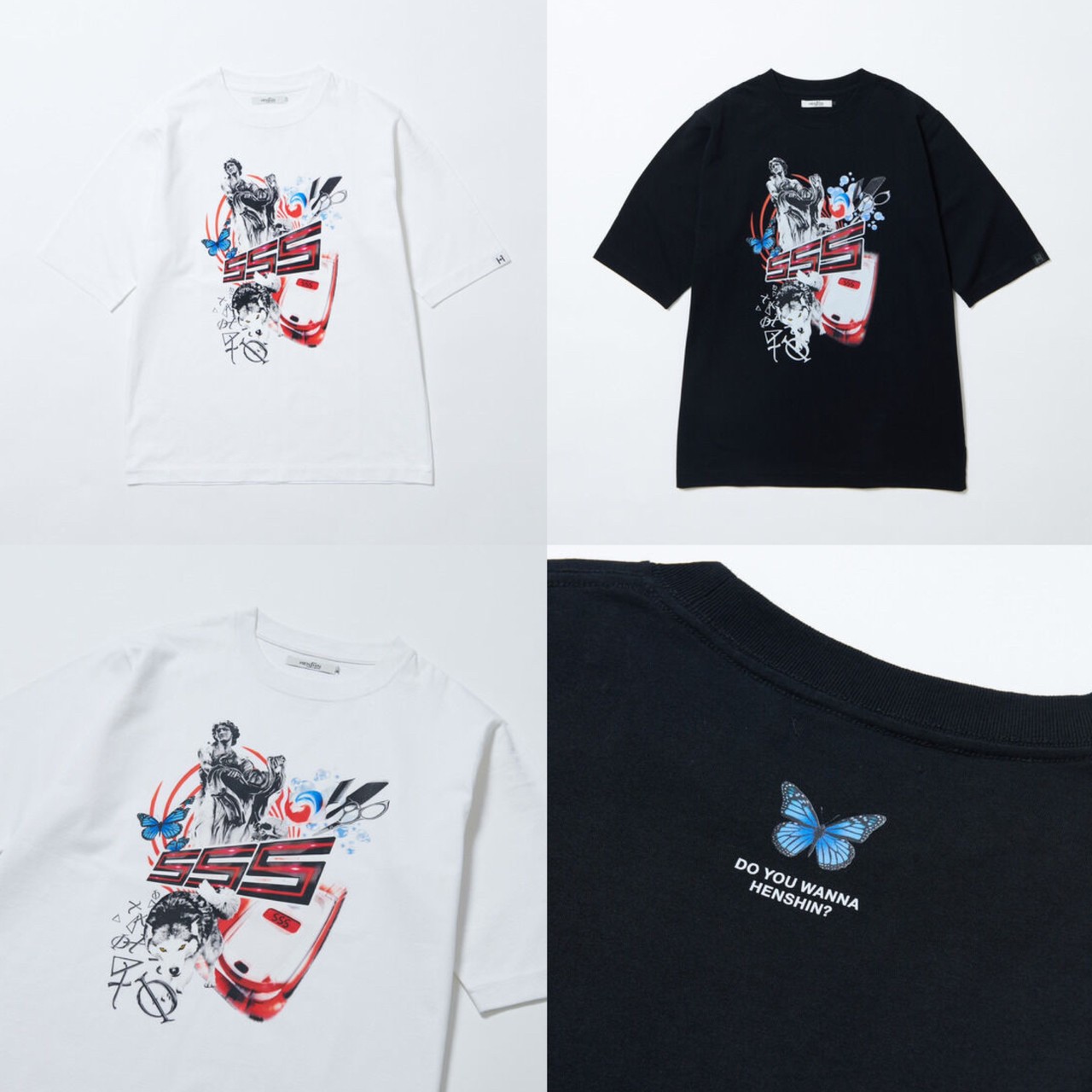 PRE-ORDER : Design T-shirt -COLLAGE- Kamen Rider | HENSHIN by KAMEN RIDER