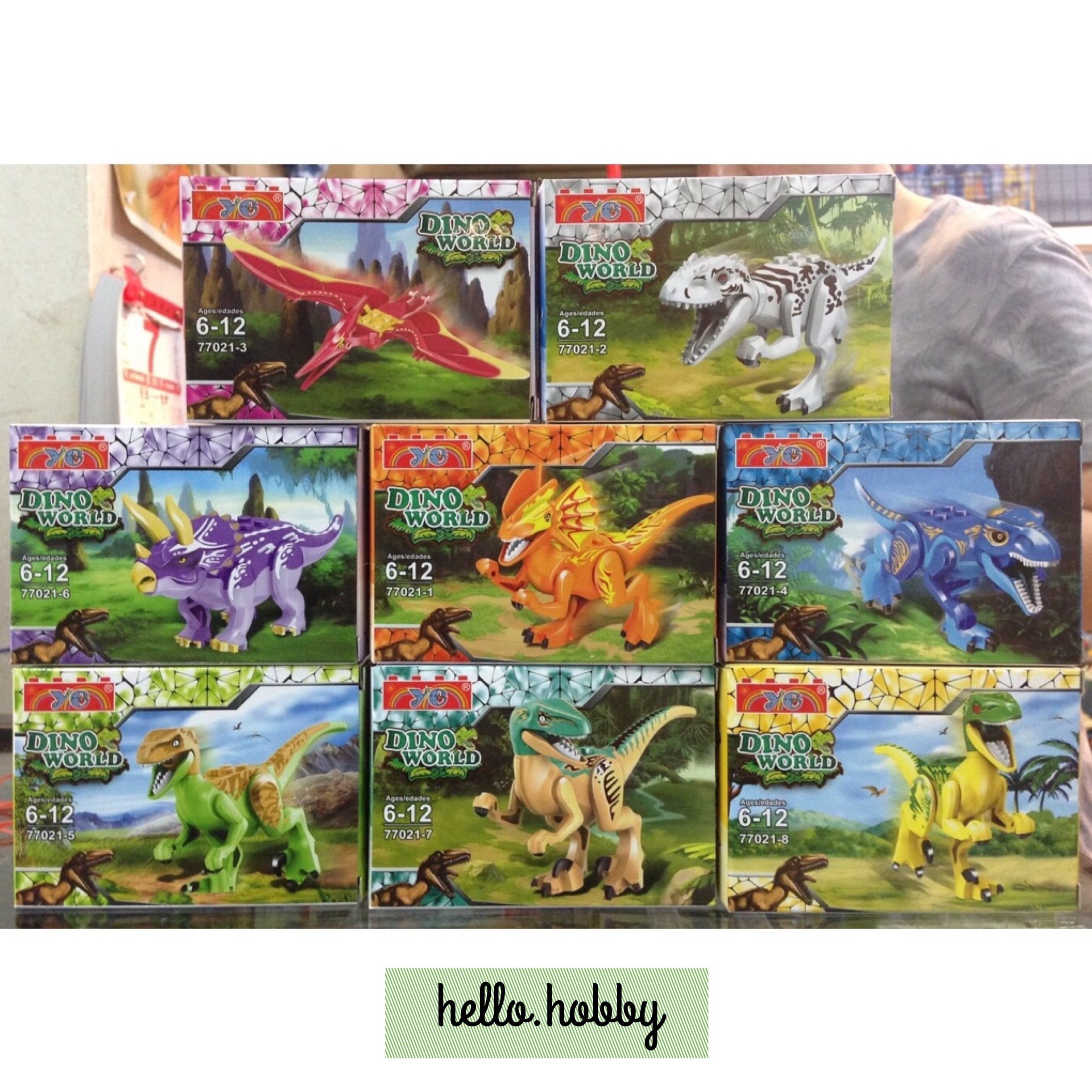 YE 77021 1-8 Dino World