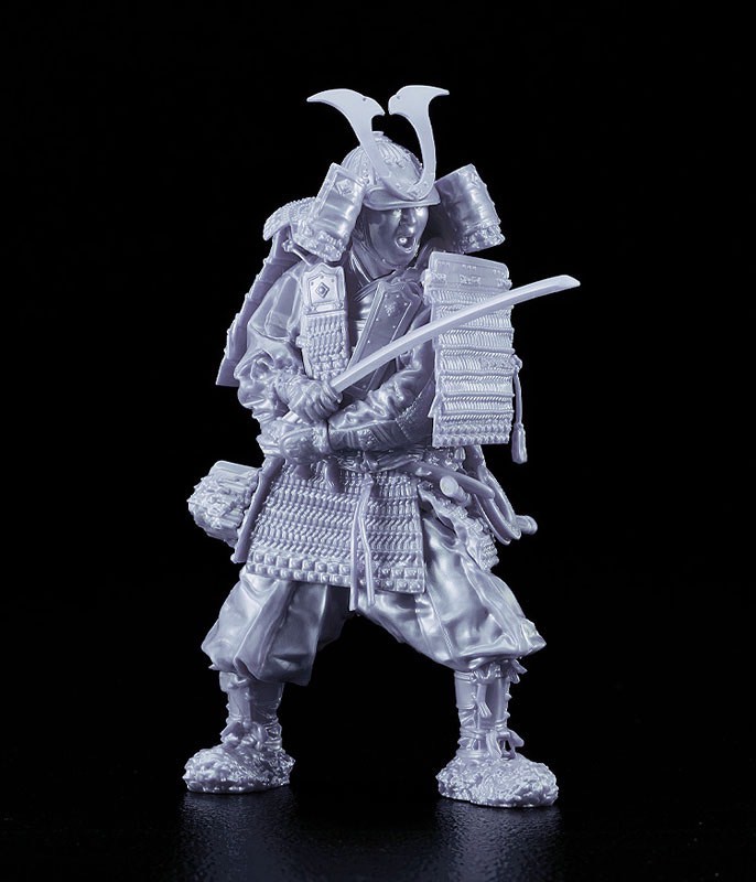 Pre-order : 1/12 PLAMAX Kamakura Period Armored Warrior: Gold / Silver / Copper Color Edition Plastic Model Kit by Max Factory