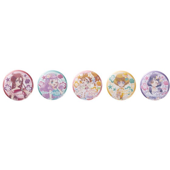 PRE-ORDER : Pretty Cure All Stars Dress Up Series Can Badge (Full Complete Set)