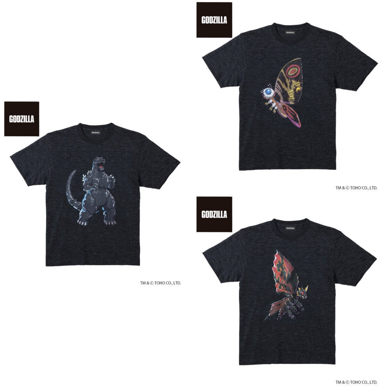 PRE-ORDER : Godzilla VS Mothra Deformed Art T-shirt
