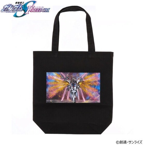 PRE-ORDER : Mobile Suit Gundam SEED FREEDOM Mighty Strike Freedom Gundam Lame Tote Bag