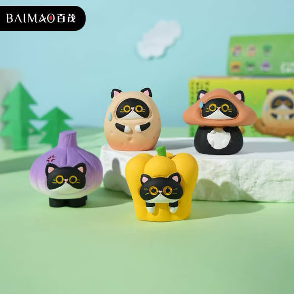 โมเดล แมวผัก Cat is Vegetable Series