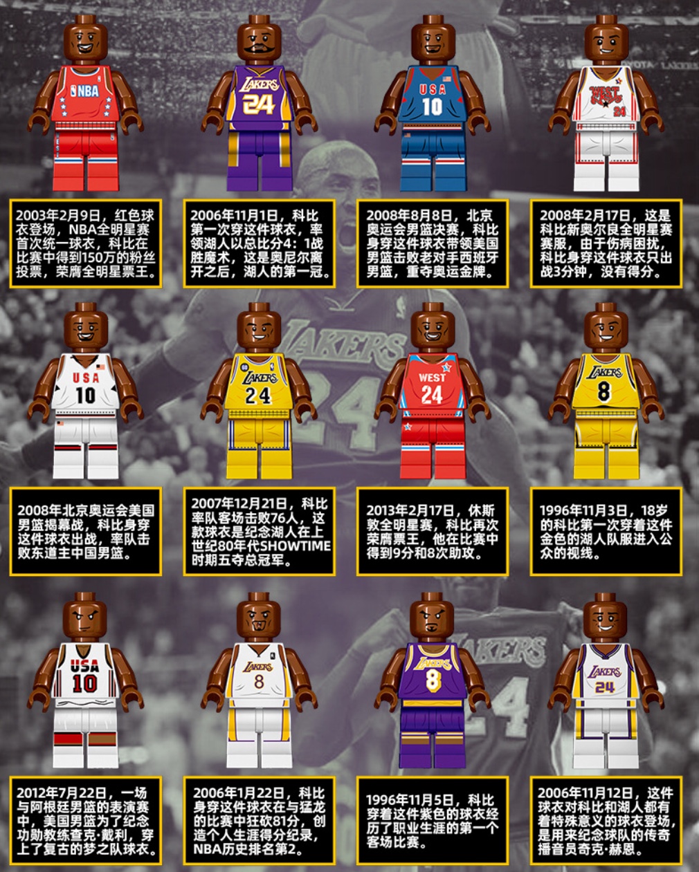 Prck 69957 Kobe Bryant book 2299pcs