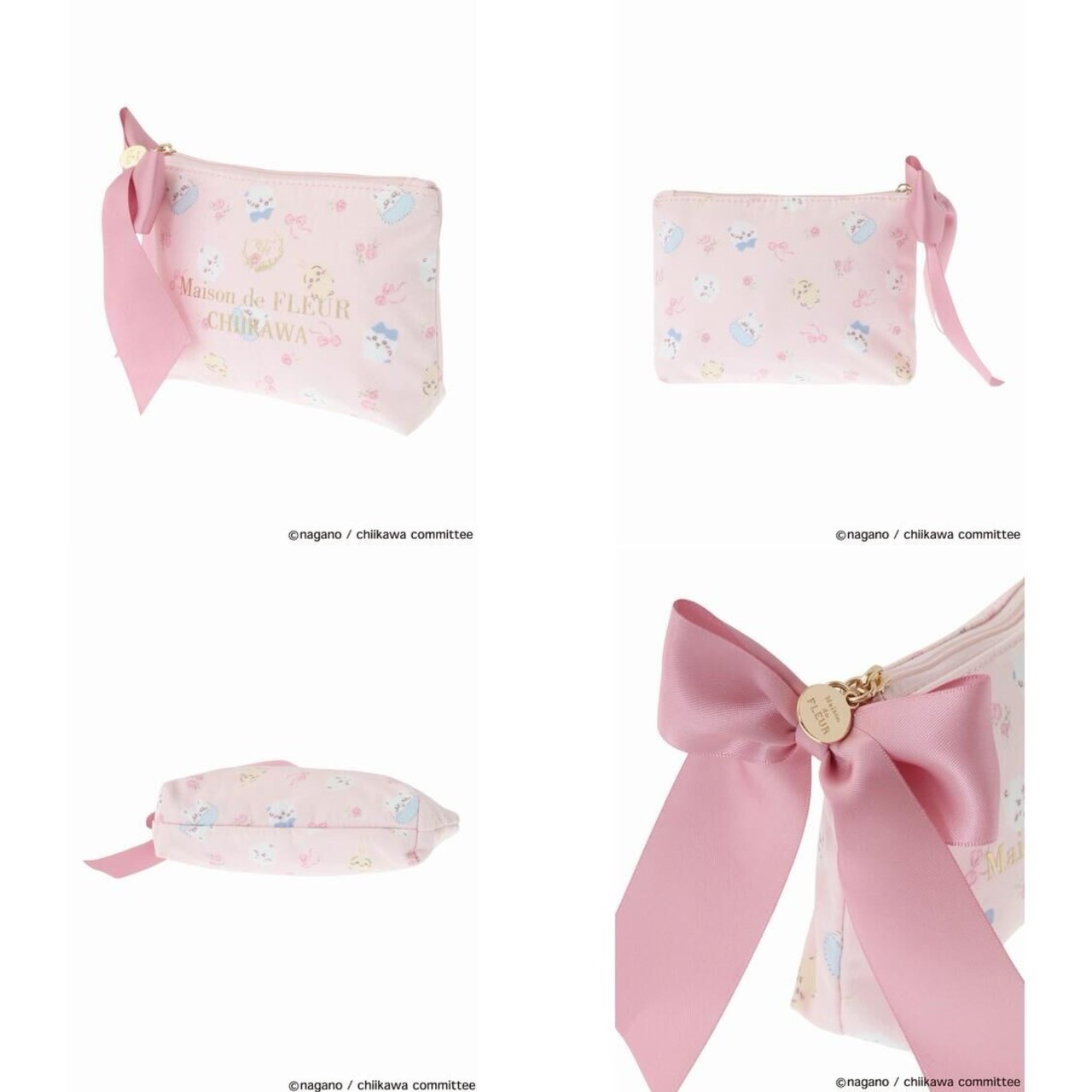 PRE-ORDER : Maison de FLEUR x Chiikawa All-over Pattern Pouch