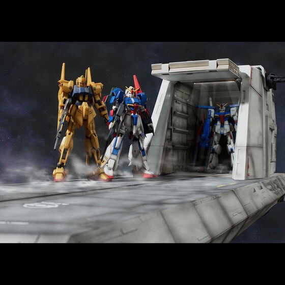PRE-ORDER : Realistic Model Series Mobile Suit Gundam ZZ (For 1/144 HG series) NAHEL Argama Catapult Deck