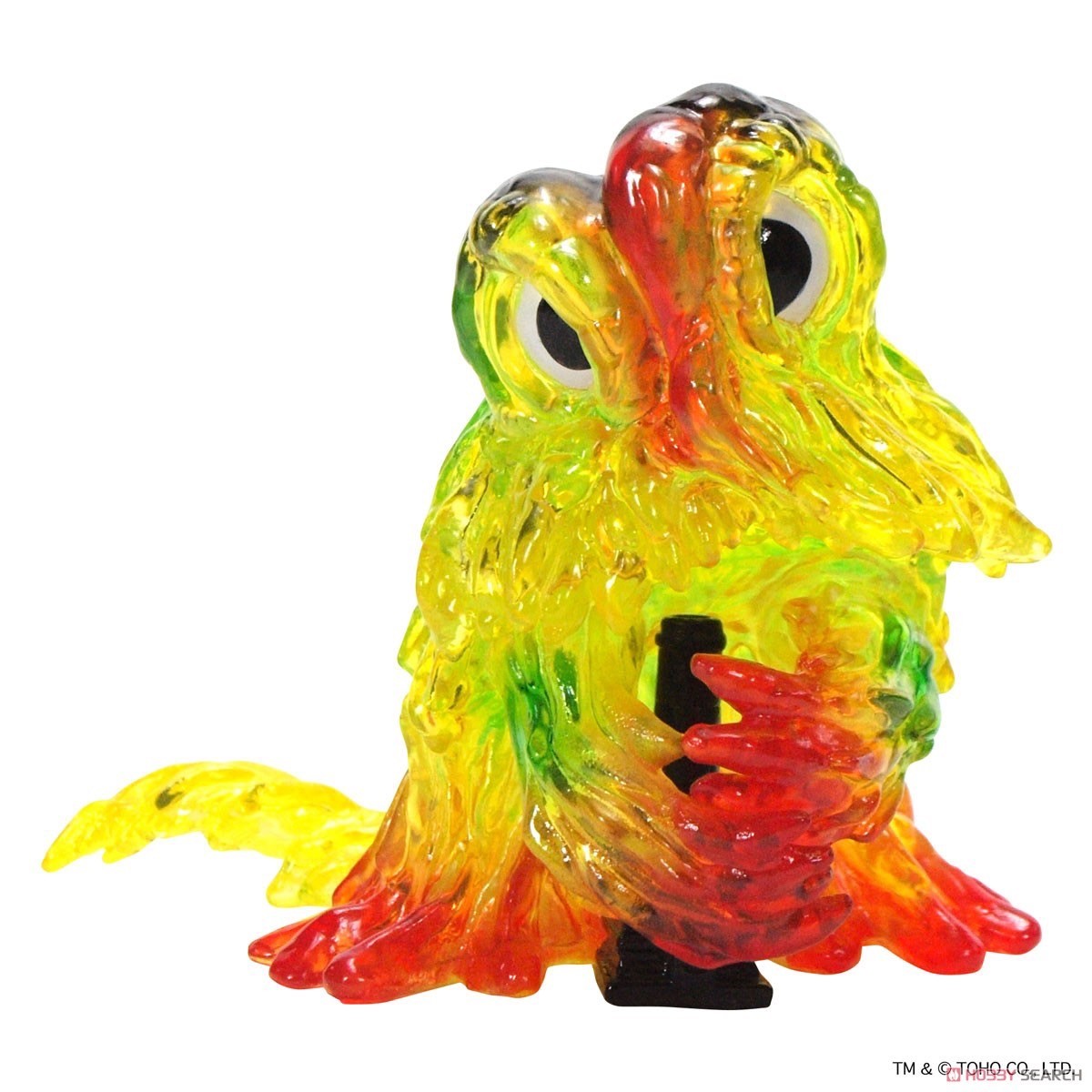 Godzilla - CCP Middle Size Series Godzilla EX Vol.3 Chimney Hedorah 1970s Image Color Clear Ver. Soft Vinyl (Lot JP) by CCP