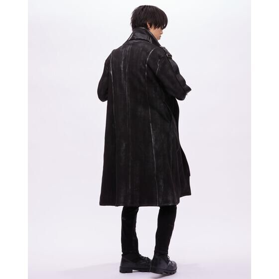 PRE-ORDER : Avataro Sentai Donbrothers x h.NAOTO Inu Brother Tsubasa Inuzuka High Neck Long Stretch Coat