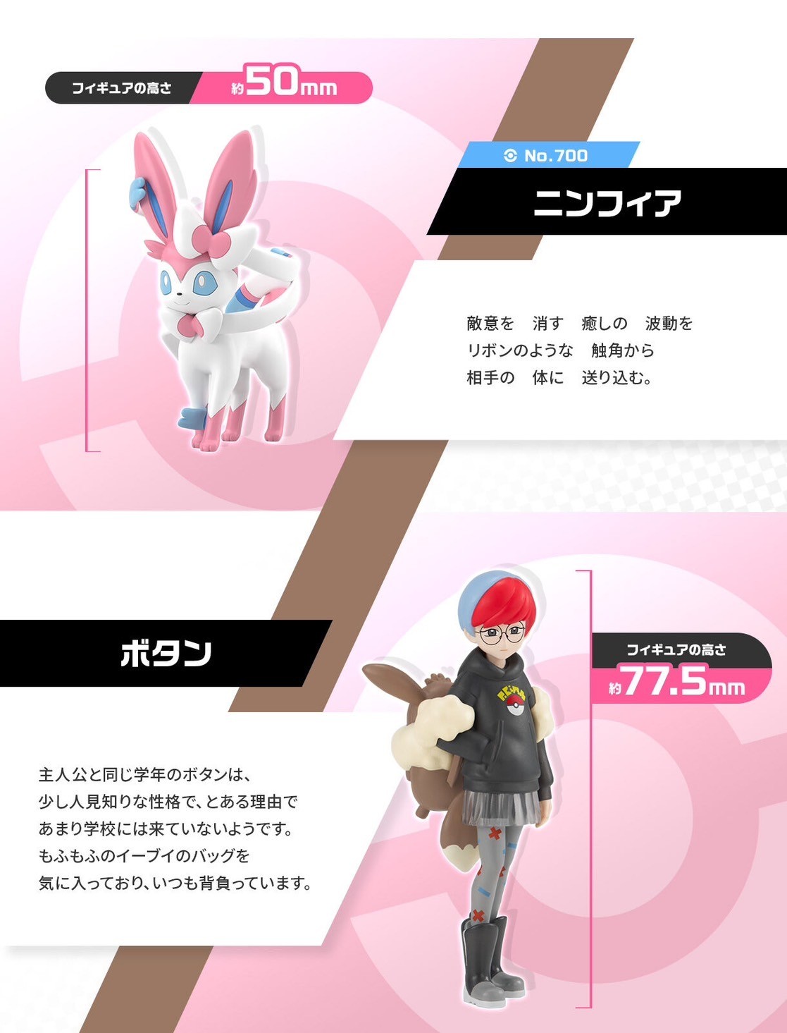 PRE-ORDER : Pokemon Scale World Paldea Region Botan & Nymphia