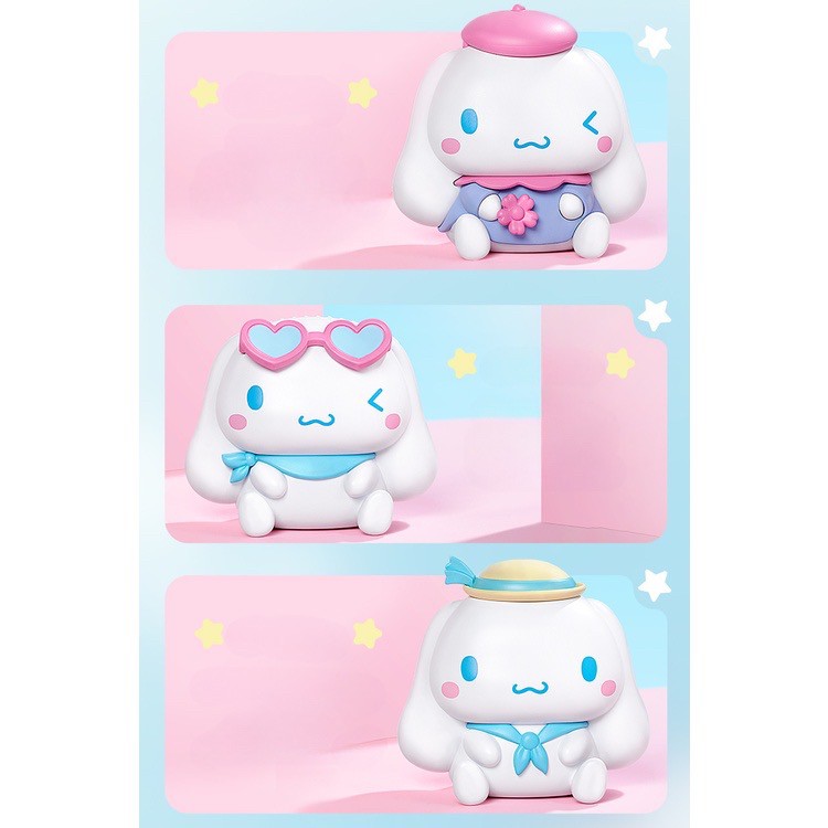พัดลมมือถือ Blindbox Sanrio Kuromi Cinnamoroll Outing Heartbeat Portable Fan by Moetch