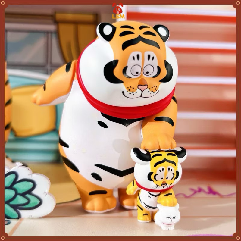 โมเดลได้ 1 ตัว | Panghu I,m Not Fat Tiger - Father & Stubborn Son Series by Funism