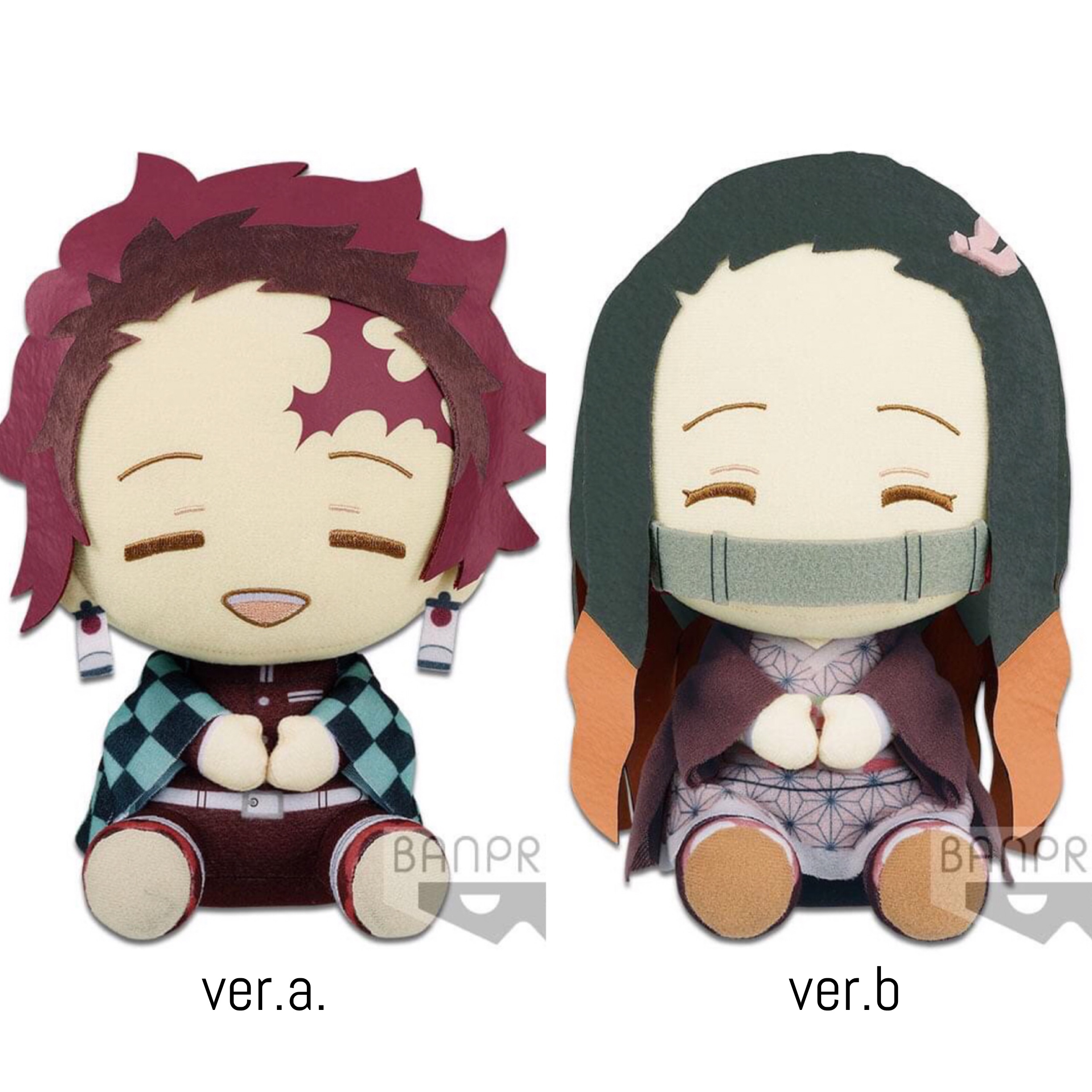 Pre-order : DEMON SLAYER: KIMETSU NO YAIBA BIG PLUSH～TANJIRO KAMADO・NEZUKO KAMADO～(A:TANJIRO KAMADO) (B:NEZUKO KAMADO) (REPEAT ITEM)