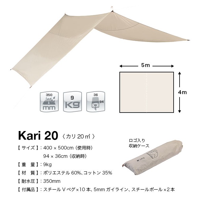 ฟลายชีท Nordisk Kari 20