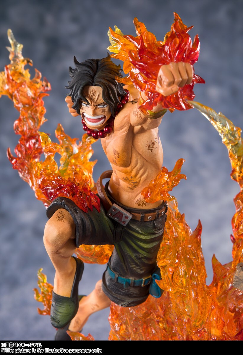 FIGUARTS ZERO PORTGAS D. ACE -WHITEBEARD PIRATES 2ND COMMANDER- (ONE PIECE) PVC FIGURE