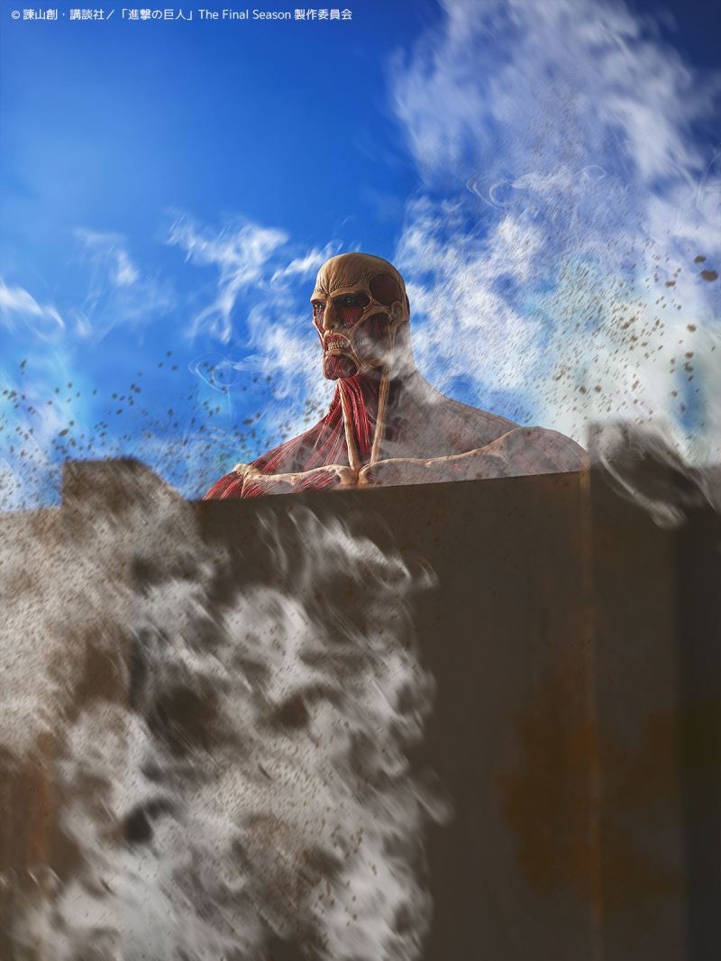 Pre-order : Mega Sofvi Attack on Titan Colossal Titan by Kaiyodo